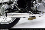 ウイルズウィン WirusWin シャープタイプマフラー スリップオン SR400 EBL-RH03J FI車 カタログ品番：P094-5475 メーカー品番：1072-51-01A