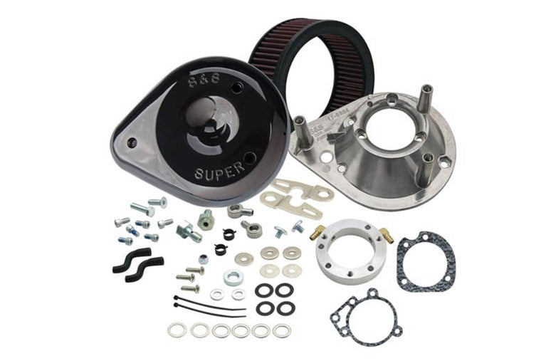 エスアンドエスサイクル S＆S ティアドロップエアクリーナーキット BLK TWIN CAM(電子スロットル) 08-17 カタログ品番：170-0312B メーカー品番：170-0312B