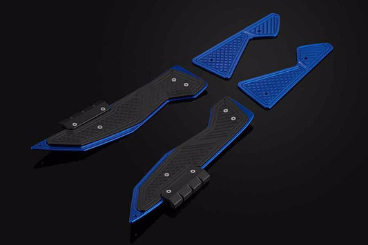 バイカーズ BIKERS フットプレート 左右セット BLU BLK NMAX 16-20 カタログ品番：BK-Y0226-BLU-BLK メーカー品番：Y0226-BLU-BLK
