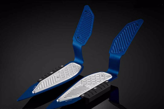 バイカーズ BIKERS フットプレート 左右セット BLU SLV XMAX 18-20 カタログ品番：BK-Y0316-BLU-SLV メーカー品番：Y0316-BLU-SLV