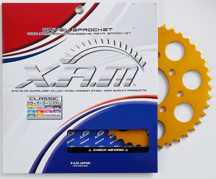 XAM ザム リアスプロケット 520-36T ブルー CBR250R 11- カタログ品番：TA4125-36BLU メーカー品番：TA4125-36BLU