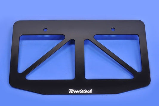 ウッドストック WOODSTOCK ナンバープレートサポートプレート ブラック カタログ品番：P096-0046 メーカー品番：NPS-001-BK