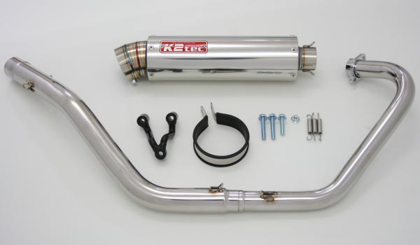 ケイツーテック K2テック BOMBER SUS フルエキ 3ピース XR100モタード HD13 カタログ品番：P096-2386 メーカー品番：xr100-bo-3ps