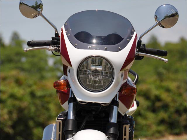 CHIC DESIGN シックデザイン ロードコメット2 クリア PSビームWH Cクロモスフィアレッド CB400SF 18 カタログ品番：RCB45C-SWCR メーカー品番：RCB45C-SwCR