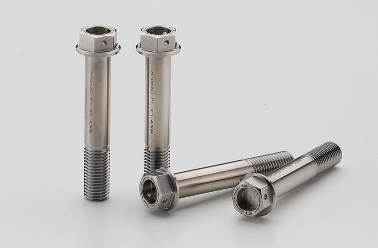 AELLA アエラ チタンボルト(Fキャリパーラジアルマウント) M10X53.5 P1.25(4本) カタログ品番：P097-2642 メーカー品番：AT-DU003