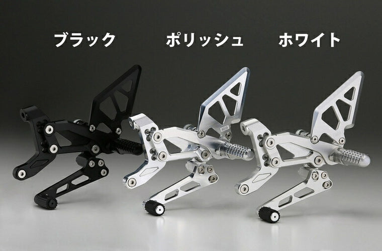 アエラ AELLA ライディングステップキット ホワイト PanigaleV4 V4R カタログ品番：P098-0565 メーカー品番：AE-10089A-WT