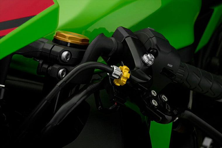 バイカーズ｜BIKERS クラッチケーブルアジャスター 小 L.GLD ZX-25R 20-21 CBR250RR 17-21 Ninja250 08-21 GROM 13-21｜C0405-LGD