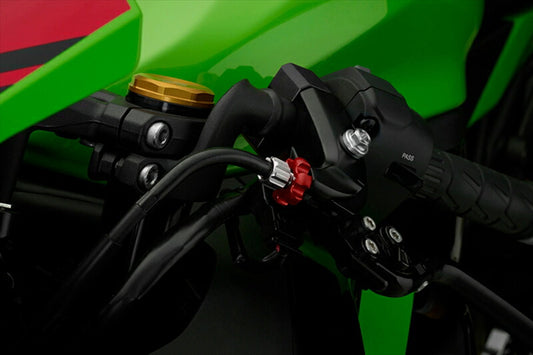 バイカーズ｜BIKERS クラッチケーブルアジャスター 小 レッド ZX-25R 20-21 CBR250RR 17-21 Ninja250 08-21 GROM 13-21｜C0405-RED
