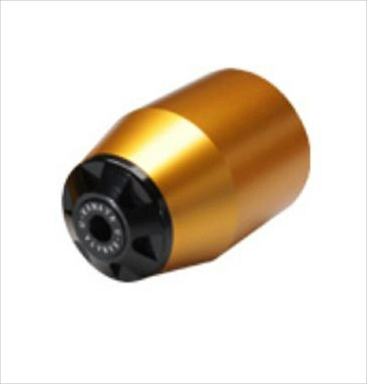 ユーカナヤ｜U-KANAYA アルミビレットバーエンドロング ゴールド／ブラック Z900RS｜BELGDKA74