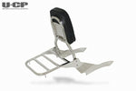 ウチカスタムパーツ U-CP ステンレス Rキャリア付バックレストセット DragStar400 カタログ品番：P099-6355 メーカー品番：SUSBRDS4