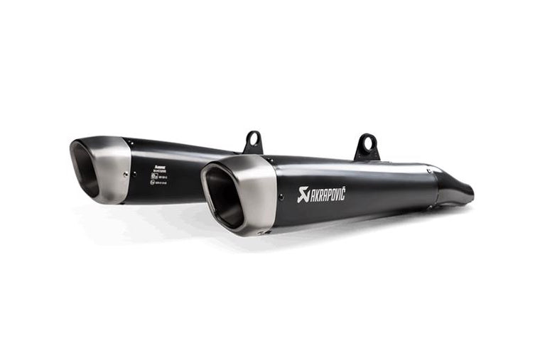 AKRAPOVIC アクラポビッチ スリップオン チタン ブラック EC ECE トライアンフ ストリートツイン 17-20 カタログ品番：S-T9SO2-HCQTBL メーカー品番：S-T9SO2-HCQTBL