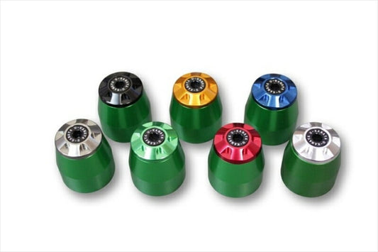 ユーカナヤ｜U-KANAYA アルミビレットバーエンド グリーン／ブラック Z900RS｜BEGRKA74