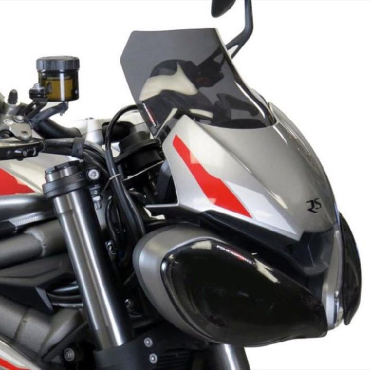 POWERBRONZE パワーブロンズ ネイキッドスクリーン ライトスモーク STREETTRIPLE S RS 20- カタログ品番：P101-2025 メーカー品番：430-U280-001