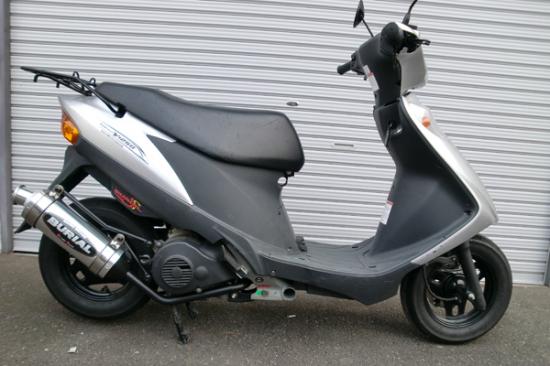 ベリアル ベリアル グランドスラムマフラー O2 SLV アドレスV125 K9 V125S カタログ品番：P102-5238 メーカー品番：S08-22-00