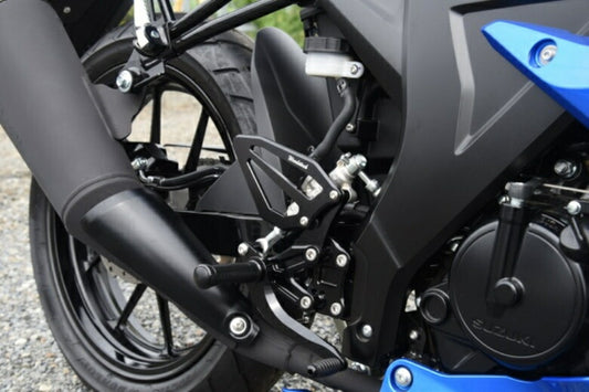 ウッドストック ウッドストック バックステップキット オールBLK GSX-R125 20 カタログ品番：P103-3698 メーカー品番：WBS-S19-BB