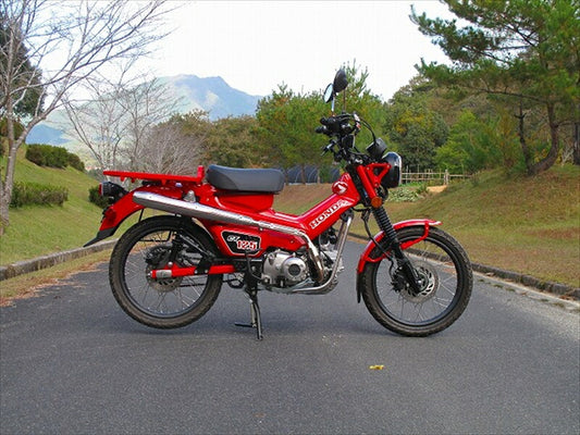 ホットラップ｜ホットラップ トレイルマフラー（政府認証） ワイヤースタイルヒートガード CT125ハンターカブ｜J-CT125-TRL-Y