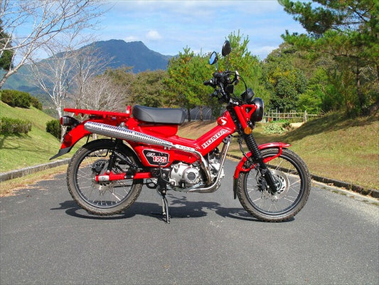 ホットラップ｜ホットラップ トレイルマフラー（政府認証） フルカバードスタイルヒートガード CT125ハンターカブ｜J-CT125-TRL-F