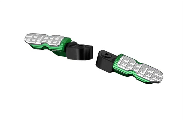 バイカーズ｜BIKERS タンデムステップ 左右2ケ グリーン ZX-25R 20-21 Z900RS 18-21 ZX-6R 19-21 Ninja650／Z650 17-21｜K0388-GRN