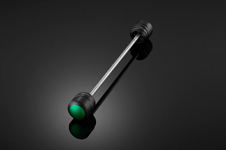 バイカーズ｜BIKERS リアアクスルスライダー グリーン Z900RS 18-21 Z900 18-21｜K0404-GRN