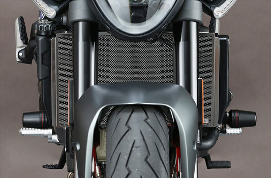AELLA｜アエラ ラジエタープロテクター ブラック DUCATI MONSTER 21-／MONSTER plus 21-｜AE-56045BK
