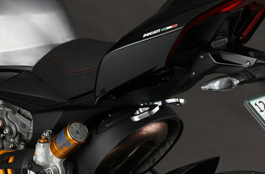 AELLA｜アエラ タイダウンフックプレート ポリッシュ DUCATI PanigaleV2｜AE-74034-PO