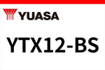 バイク用品 電装系　タイワンユアサ プロト 台湾ユアサ バッテリー 12V 制御弁式 YTX12-BS　YTX12-BS 4550255632748　取寄品 セール