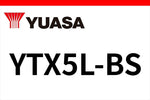 バイク用品 電装系　タイワンユアサ プロト 台湾ユアサ バッテリー 12V 制御弁式 YTX5L-BS　YTX5L-BS 4550255632786　取寄品 セール