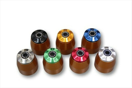 ユーカナヤ｜U-KANAYA アルミビレットバーエンド ゴールド／ブラック Z900RS／CAFE｜BEGDKA35