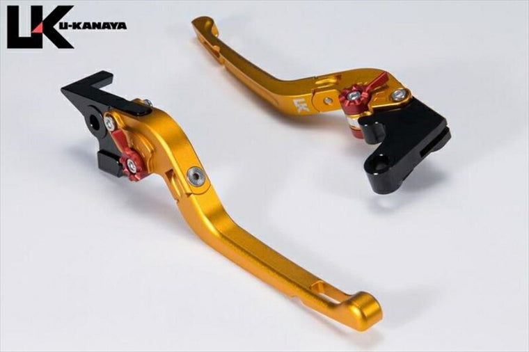ユーカナヤ｜レバーセット Rタイプ GD/BK (ツヤケシ) CB1300SF 21-｜HO009-084-0712