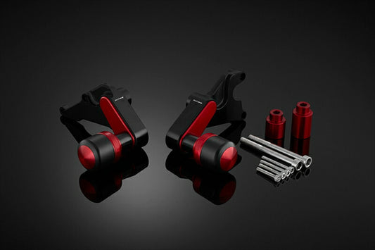 バイカーズ｜フレームガード 左右 レッド CBR650R/CB650R 19-20｜H0568-RED