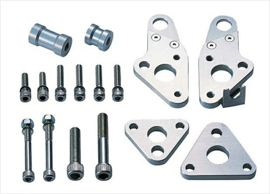 ビトーアールアンドディー｜アルミケズリダシ エンジンマウントセット シルバー Z750FX1/Z1R/Z1000MK2｜190-10-EM2