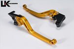 ユーカナヤ｜レバーセット STD/ロング GD/BL (ツヤケシ) CBR600RR(PC37)03-06 CBR954RR 02-03｜HO028-041-0112