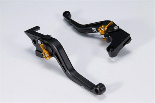 ユーカナヤ｜レバーセット STD/ショート BK/RD (ツヤケシ) D-TRACKER125/KLX125｜KA001-011-0211