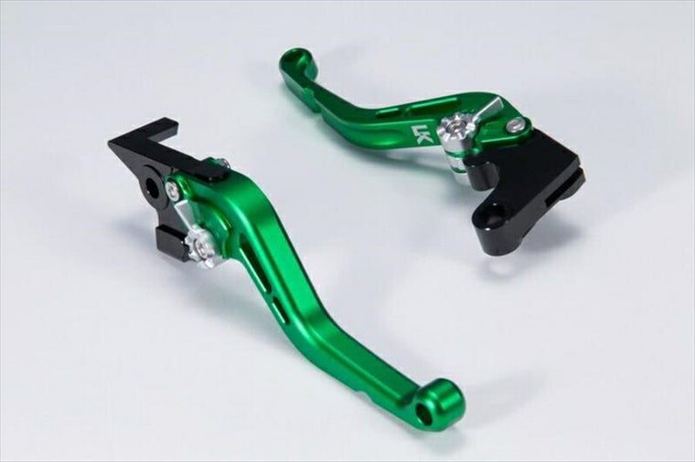 ユーカナヤ｜レバーセット STD/ショート GN/TI (ツヤケシ) D-TRACKER125/KLX125｜KA001-011-0217