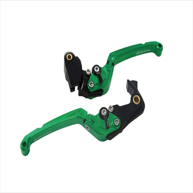 バイカーズ｜可倒式レバーセット フラット グリーン Z900RS 18-21 Z1000 17-21 Ninja1000 17-19｜K0512-GRN