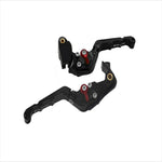 バイカーズ｜可倒式レバーセット カーブ ブラック Z900RS 18-21 Z1000 17-21 Ninja1000 17-19｜K0514-BLK