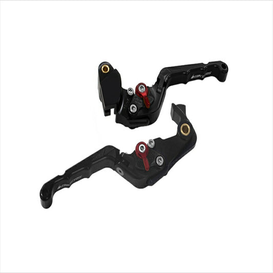バイカーズ｜可倒式レバーセット カーブ ブラック Z900RS 18-21 Z1000 17-21 Ninja1000 17-19｜K0514-BLK