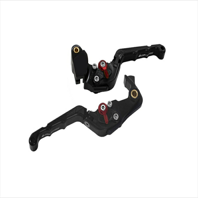 バイカーズ｜可倒式レバーセット カーブ ブラック Z900RS 18-21 Z1000 17-21 Ninja1000 17-19｜K0514-BLK