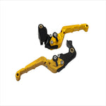 バイカーズ｜可倒式レバーセット カーブ L.GLD Z900RS 18-21 Z1000 17-21 Ninja1000 17-19｜K0514-LGD