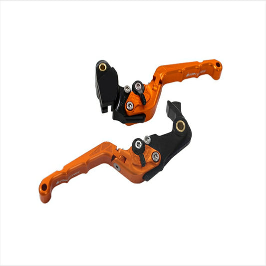 バイカーズ｜可倒式レバーセット カーブ O.GLD Z900RS 18-21 Z1000 17-21 Ninja1000 17-19｜K0514-OGD