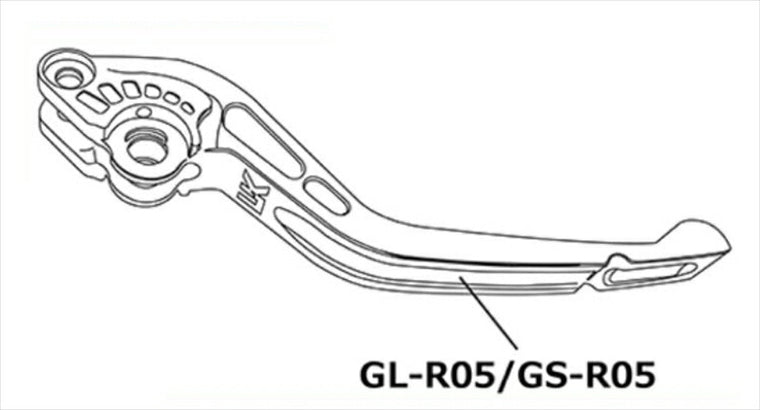 ユーカナヤ｜ブレーキレバー補修パーツ GPタイプ/ショート ORG｜GS-R05OR