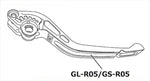 ユーカナヤ｜クラッチレバー補修パーツ GPタイプ/ショート BL 新タイプ｜GS-L05BL