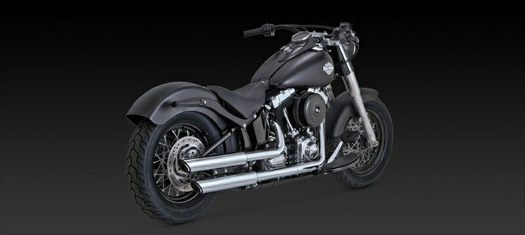 マフラー  バンスアンドハインズ VanceHines TwinSlash PCX 3in Slip-on ツインスラッシュ 3インチ スリップオン クローム マフラー SOFTAIL 07-17 16341 4550255802714 取寄品