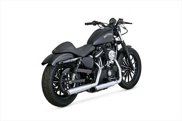 マフラー  バンスアンドハインズ VanceHines TwinSlash PCX 3in Slip-on ツインスラッシュ 3インチ スリップオン クローム マフラー SPORTSTER 14-22 16361 4550255802738 取寄品