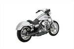 マフラー  バンスアンドハインズ VanceHines TwinSlash PCX 3in Slip-on ツインスラッシュ 3インチ スリップオン ブラック マフラー DYNA 91-17 46337 4550255802813 取寄品