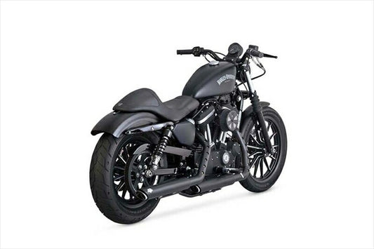 マフラー  バンスアンドハインズ VanceHines TwinSlash PCX 3in Slip-on ツインスラッシュ 3インチ スリップオン ブラック マフラー Sportster 14-22 46361 4550255802837 取寄品