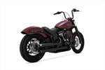 マフラー  バンスアンドハインズ VanceHines TwinSlash PCX 3in Slip-on ツインスラッシュ 3インチ スリップオン ブラック マフラー SOFTAIL(FXBB FXLR(S ST) FLSL FLFB(S) FXBR(S))18-22 1801-1534 4550255802844 取寄品