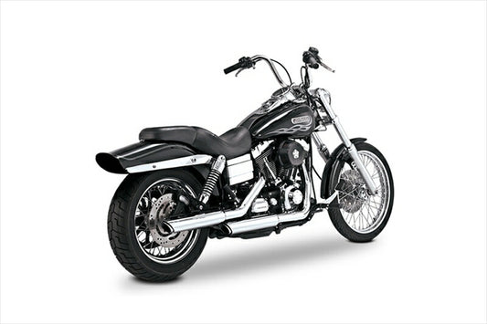 マフラー  バンスアンドハインズ TwinSlash 3in S/O ツインスラッシュ 3インチ スリップオン クローム マフラー DYNA 91-09 16838 4550255935481 取寄品