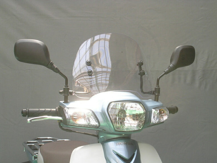 AF-ASAHI アサヒフウボウ/旭風防 ショートバイザー スーパーカブ110 12- (EBJ-JA10) カタログ品番：P050-6950 メーカー品番：SPC-08