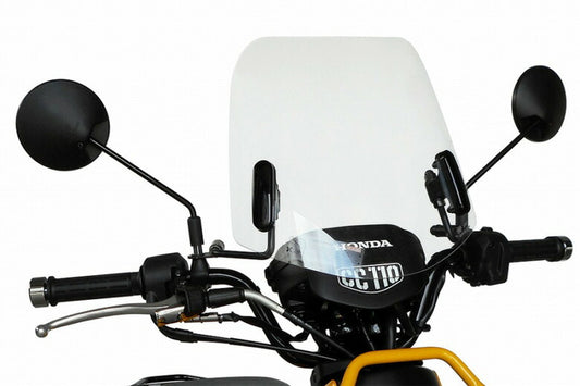 AF-ASAHI アサヒフウボウ/旭風防 ミドルスクリーン クリア CROSSCUB110 2BJ-JA45 カタログ品番：P089-6431 メーカー品番：CUB-08-C